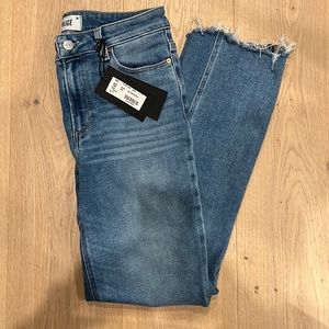 PAIGE Blue Distressed Women Jeans